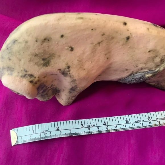 Charging Bull - Vintage 1960s brutalist style ceramic figure - Picture 5 of 5